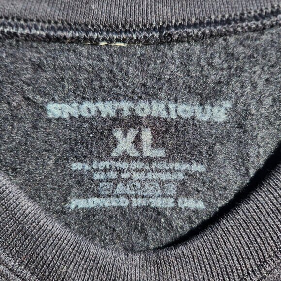 ⛄Snowtorious Ugly Christmas Sweater Holiday Hip Hop XL -BLACK - Picture 4 of 5